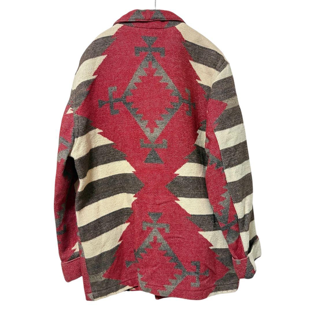 N-536 激レア　ラルフローレンカントリー　ナバホ柄　ジャケット　S ポロカン