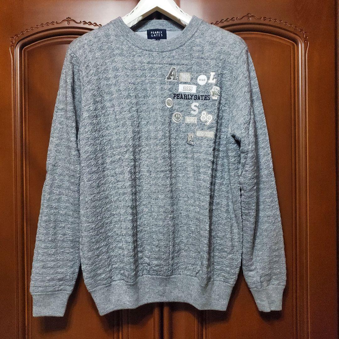 最終値下 美品 パーリーゲイツ グレー スニード セーター サイズ4