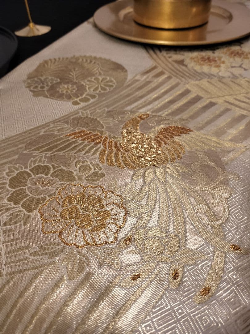 kairorisuA684★逸品‼️豪華刺繍‼️ひな祭り‼️正絹2m9cm