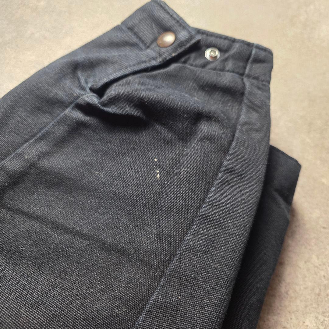 USA製デトロイトジャケットダック地Pella企業ロゴ短丈裏チェックブラックXL