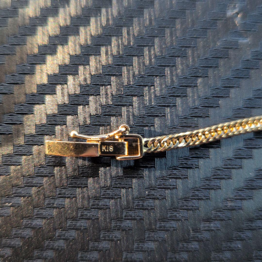 最終値下げ！製品保証書あり！K18喜平ブレスレット12面カットトリプル18cm