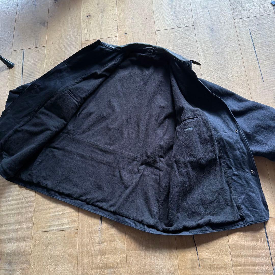 極美品 SIZE 2 COMOLI デニムレザーワークジャケット 25AW