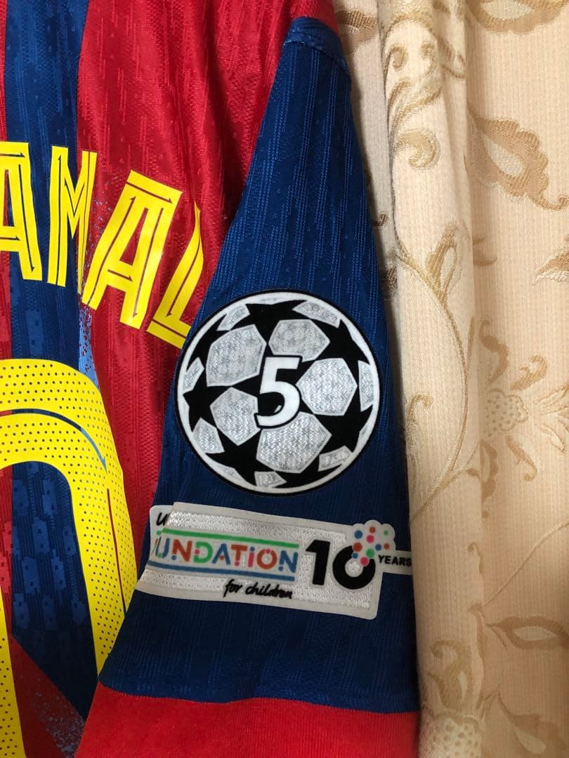 [美品]バルセロナ25-26 4th ラミン・ヤマル オーセンティック Lサイズ