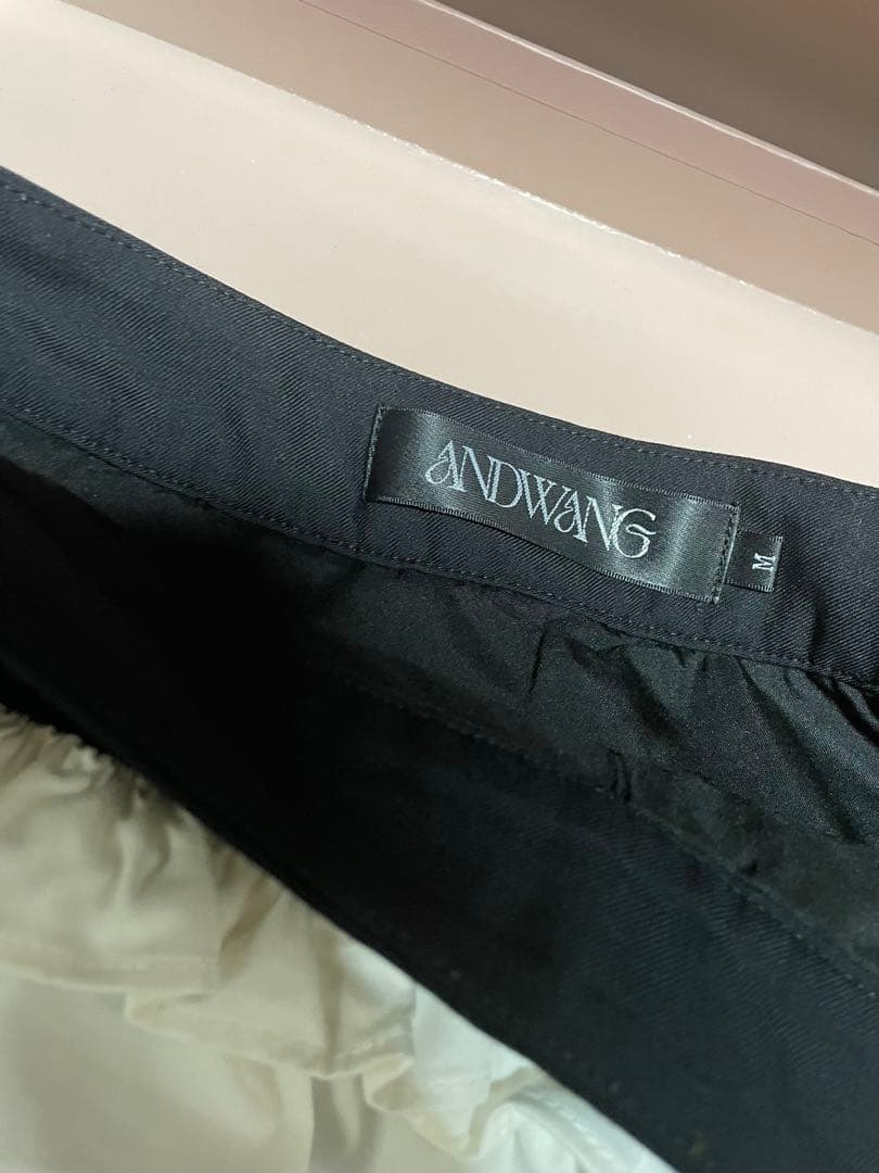 ANDWANG Frill belt mini pants コンビニ支払い❌