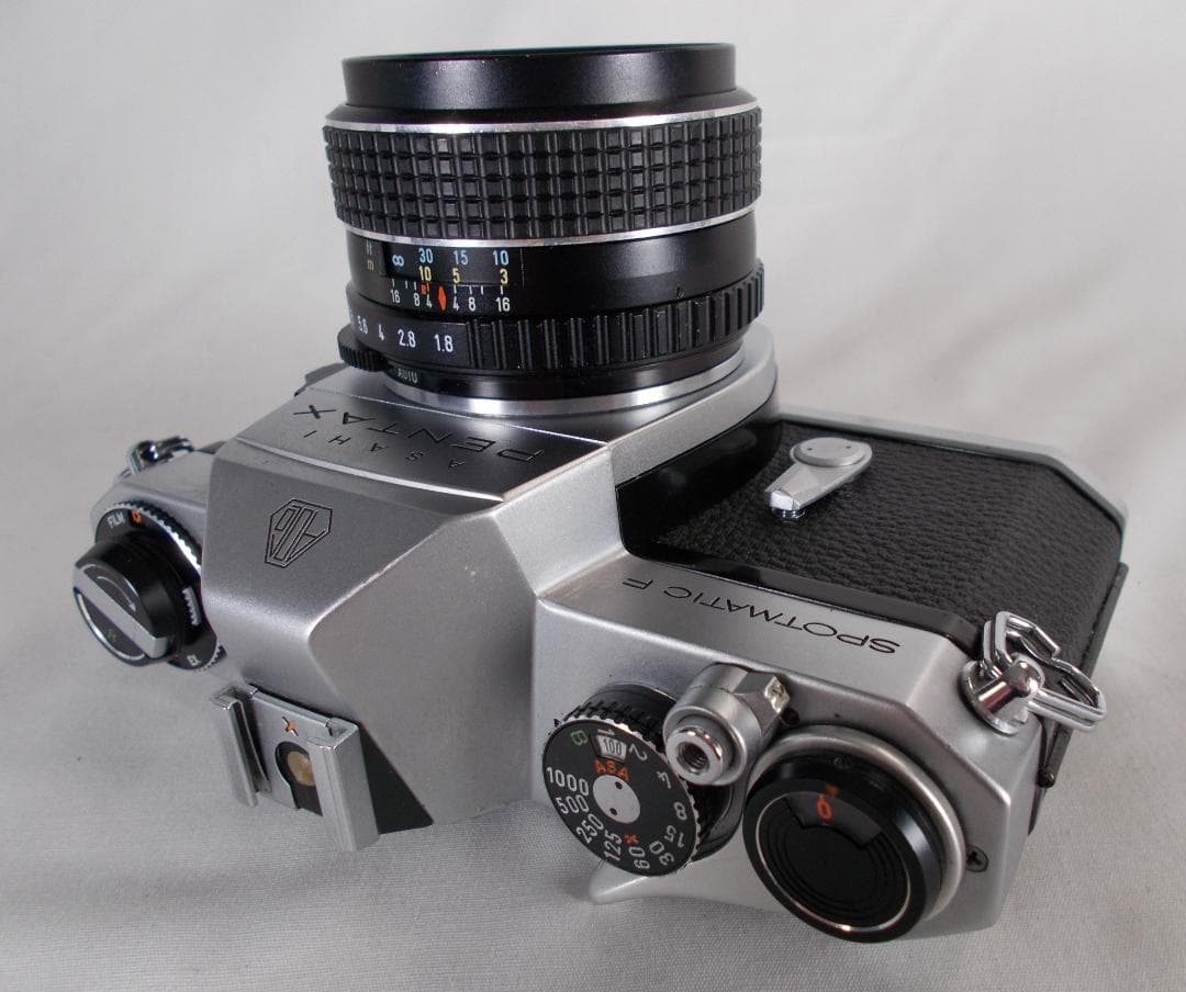 フィルムカメラ 整備済　Pentax SPF + レンズ f/1.8　K282