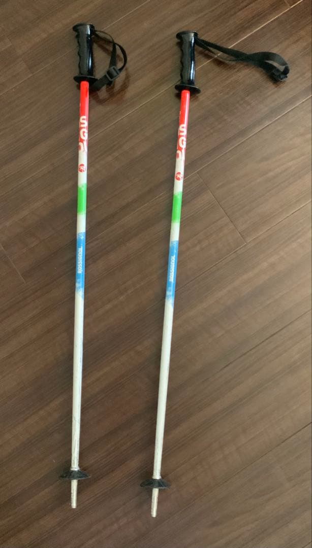 ロシニョール Rossignol 子ども用スキー板 92cm＋ポールセット