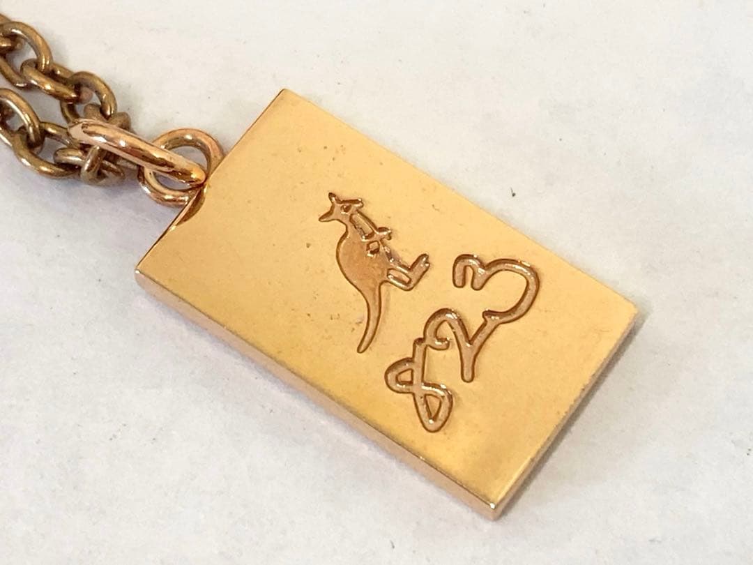 RAN×KANGOL REWARDコラボネックレス　ゴールド