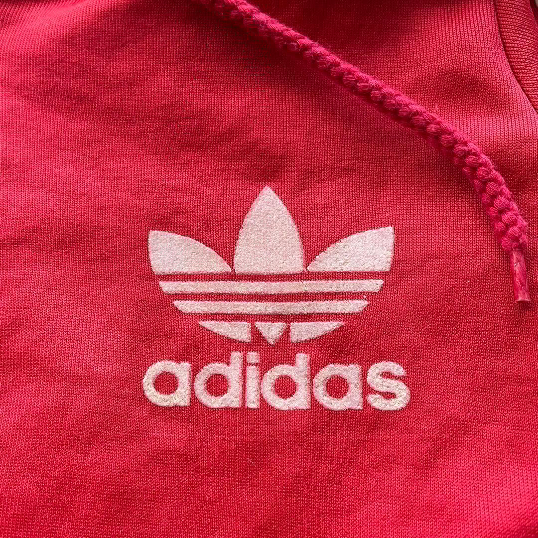 adidas アディダス フード ジャケット ジャージ パーカ トラック80s
