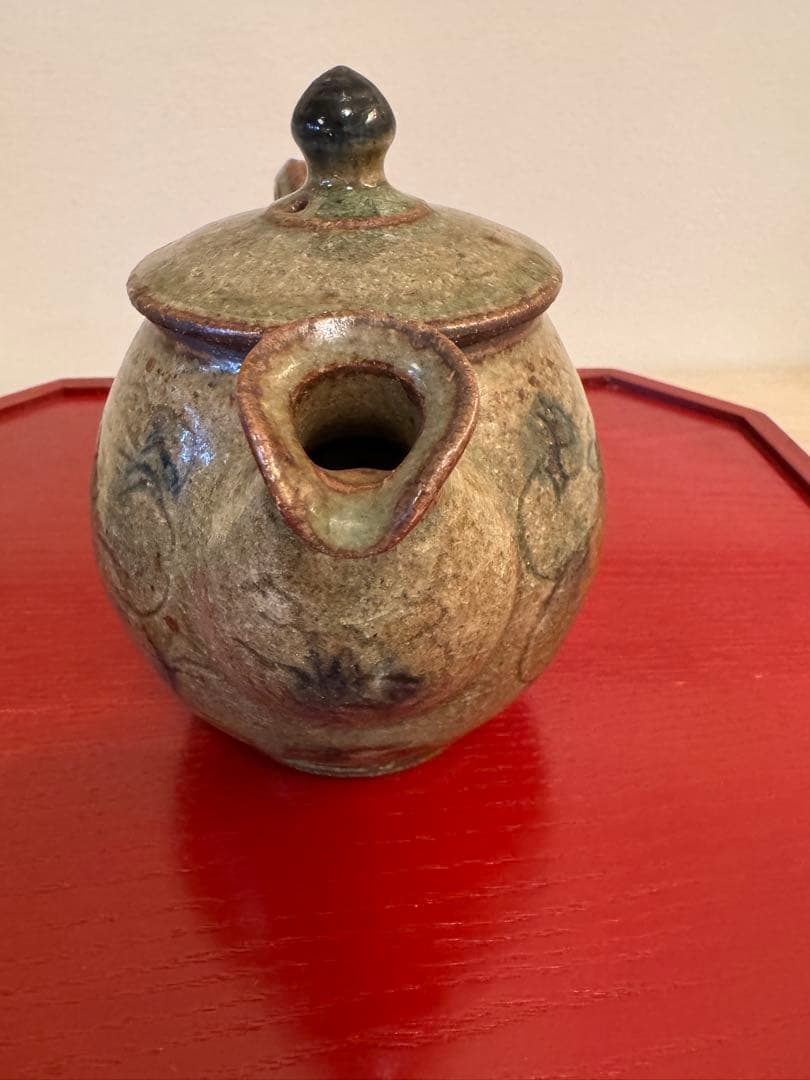 イムサエムさんの急須 陶器製花模様緑茶ポット