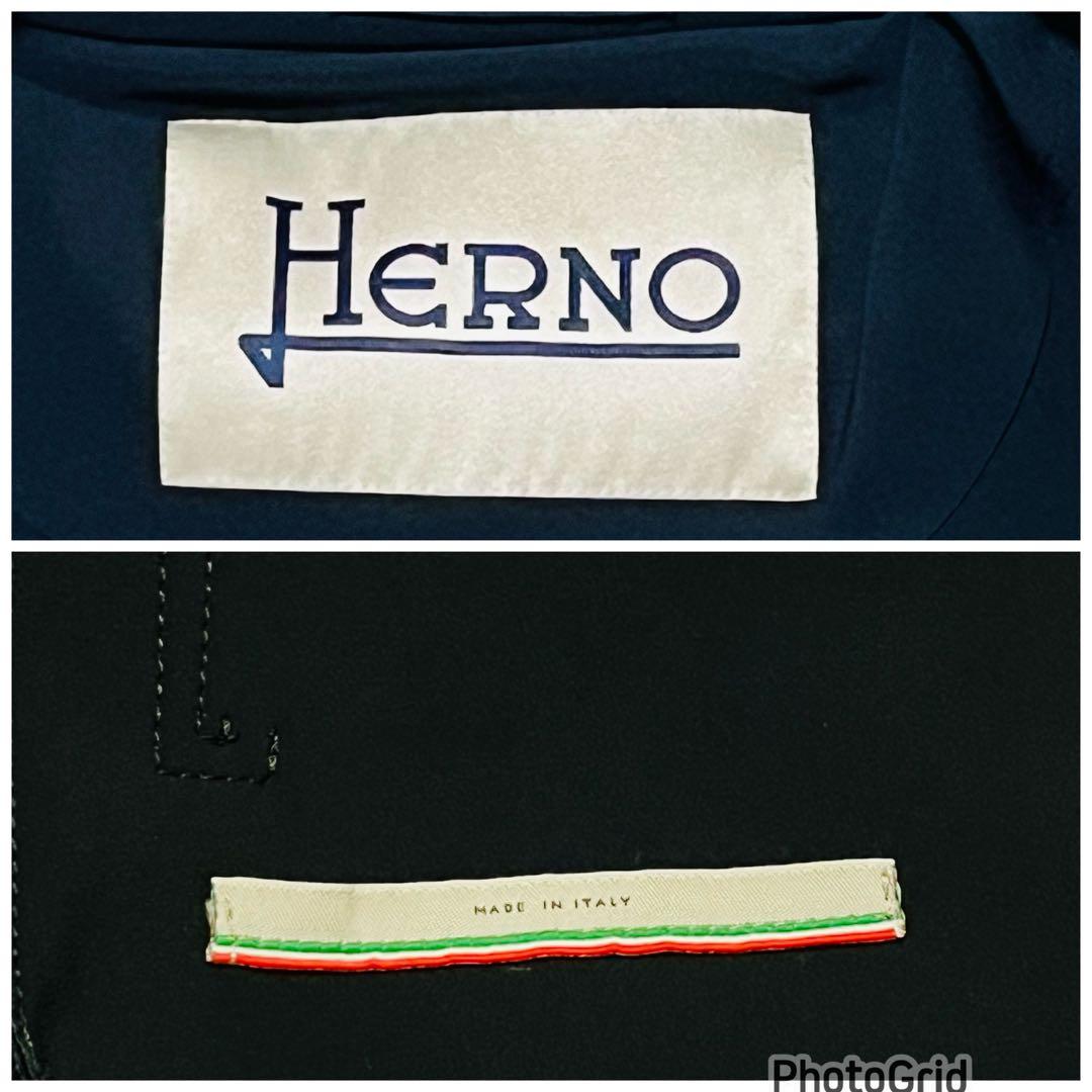HERNO ヘルノ ストレッチコート スプリング NAVY