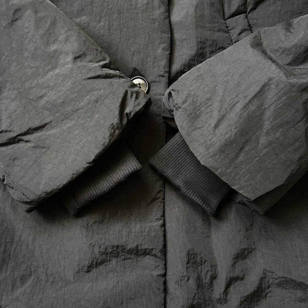 美品✨AUNT MARIES 3WAY 軽量 ロング中綿オーバーサイズコート 黒