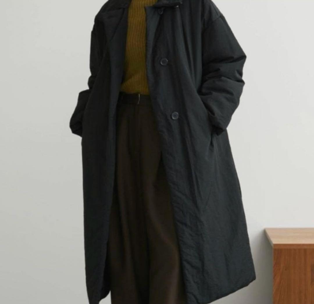 美品✨AUNT MARIES 3WAY 軽量 ロング中綿オーバーサイズコート 黒