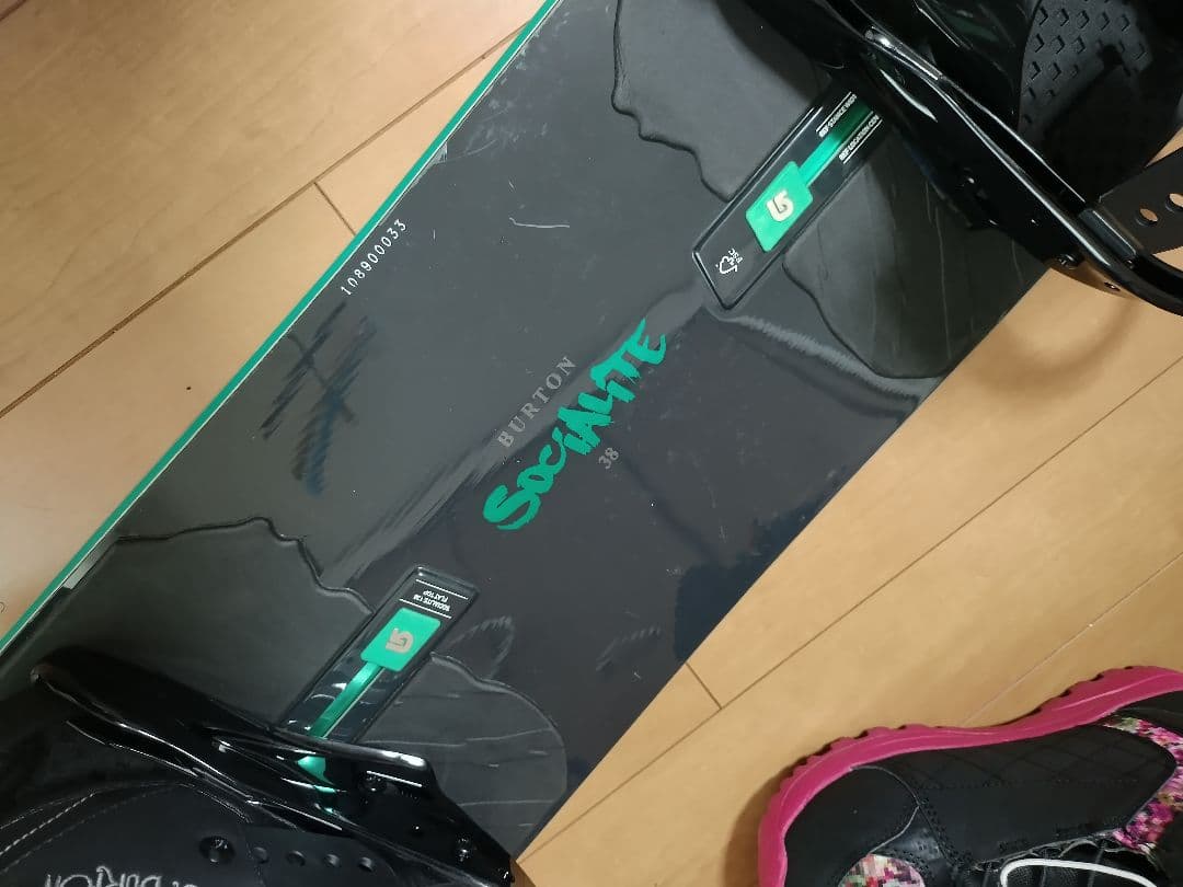 BURTON　スノーボード板　ブーツ　ビンディング　ケース　セット