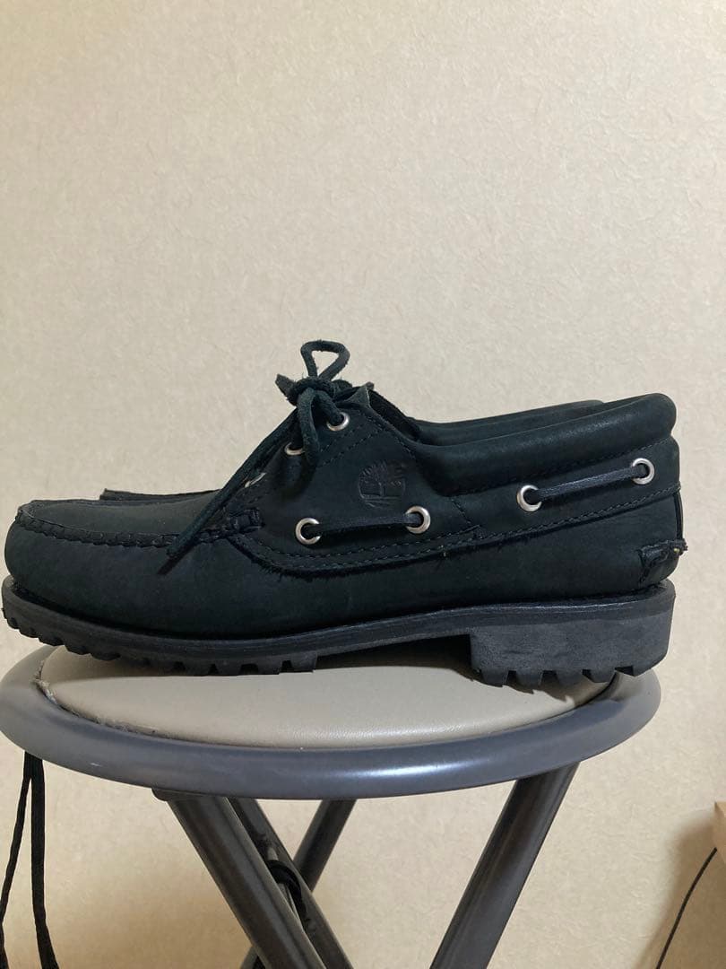 Timberland ティンバーランド デッキモカシンシューズ 黒US7.5