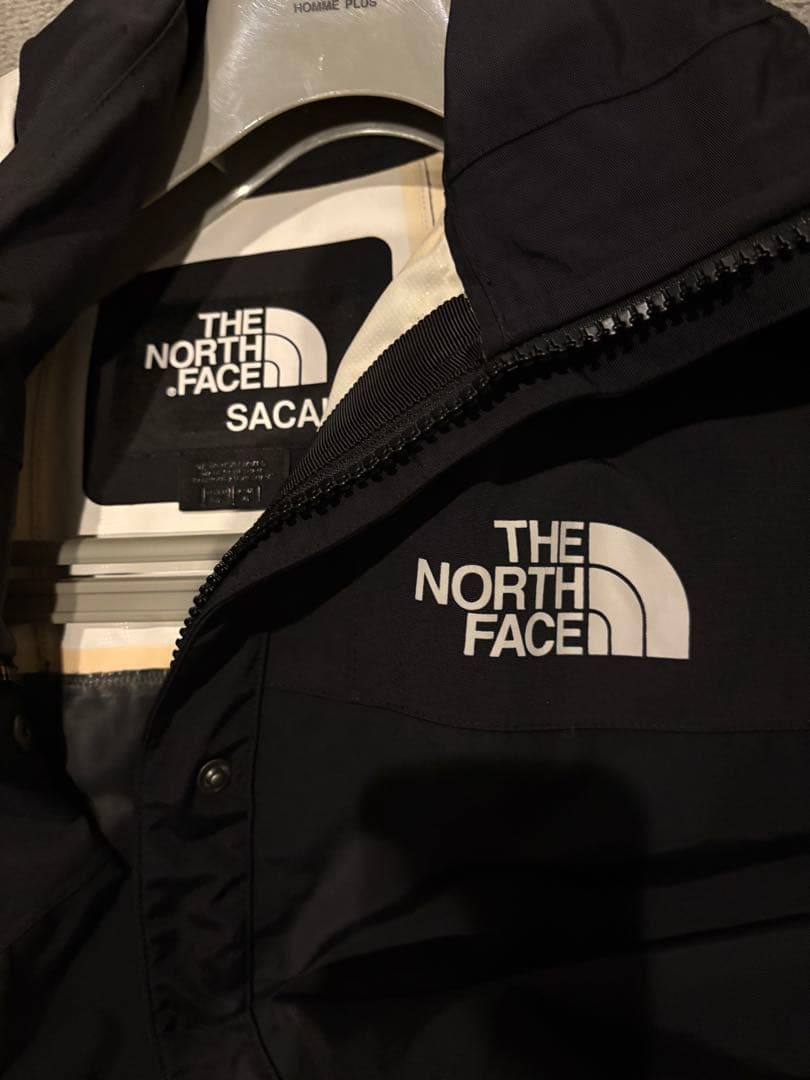 Sacai North Face ロングコート Black