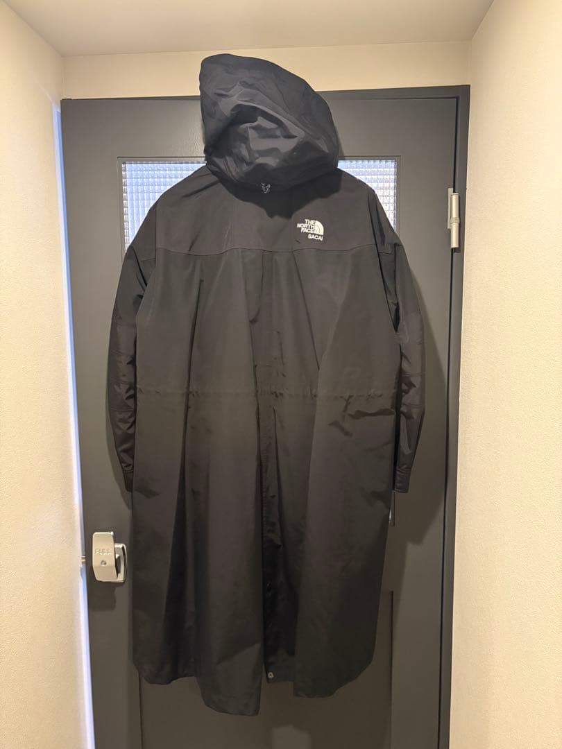 Sacai North Face ロングコート Black