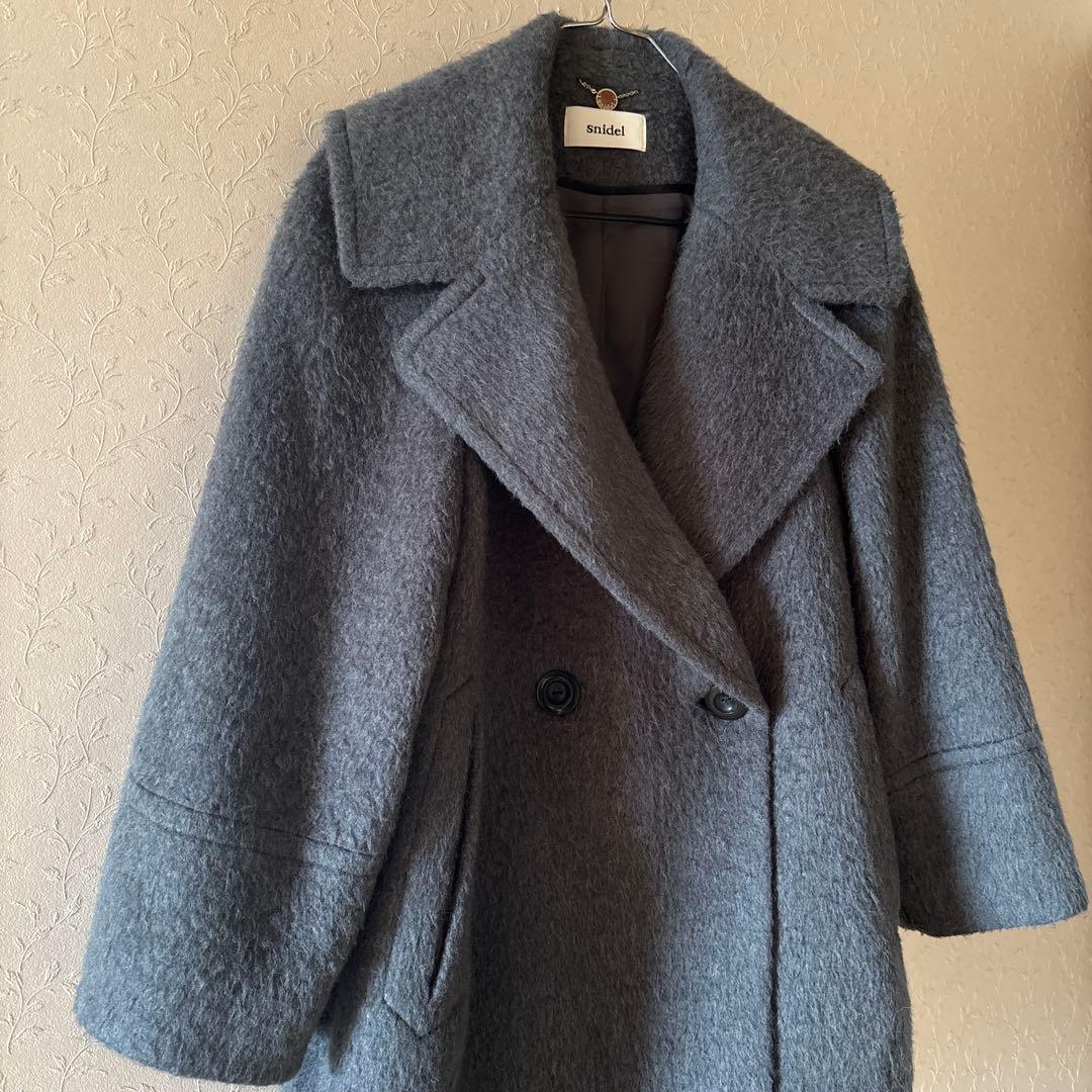 きっき◆SNIDEL◆定価26400円 アルパカ混 コクーンシャギーコート