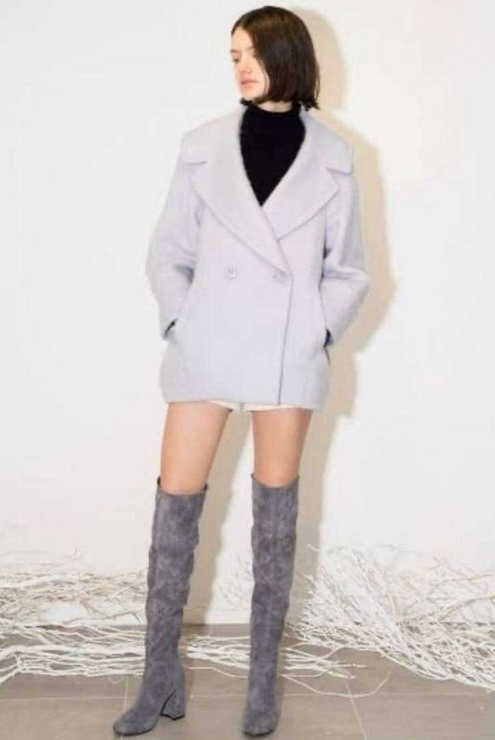 きっき◆SNIDEL◆定価26400円 アルパカ混 コクーンシャギーコート