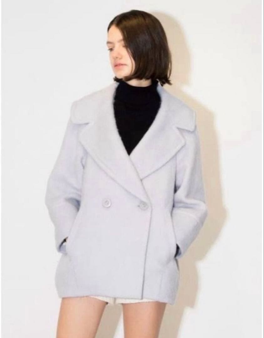 きっき◆SNIDEL◆定価26400円 アルパカ混 コクーンシャギーコート