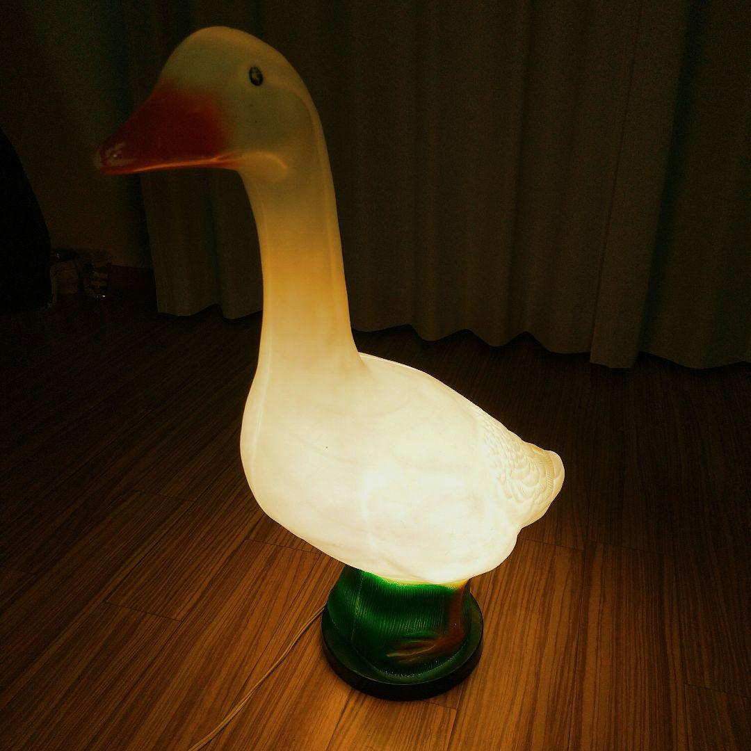 ★希少★ アヒルライト プラスチック製 インテリア 昭和レトロ