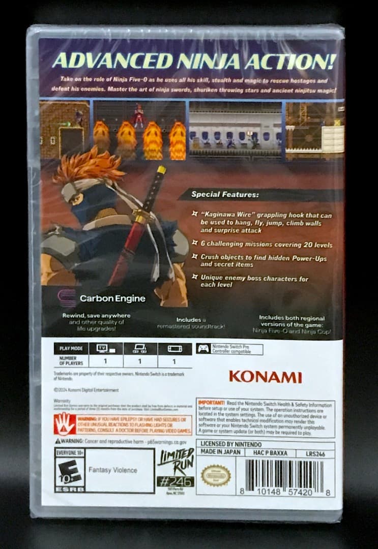 Ninja Five-O ニンジャ ファイブ オー Switch 新品未開封