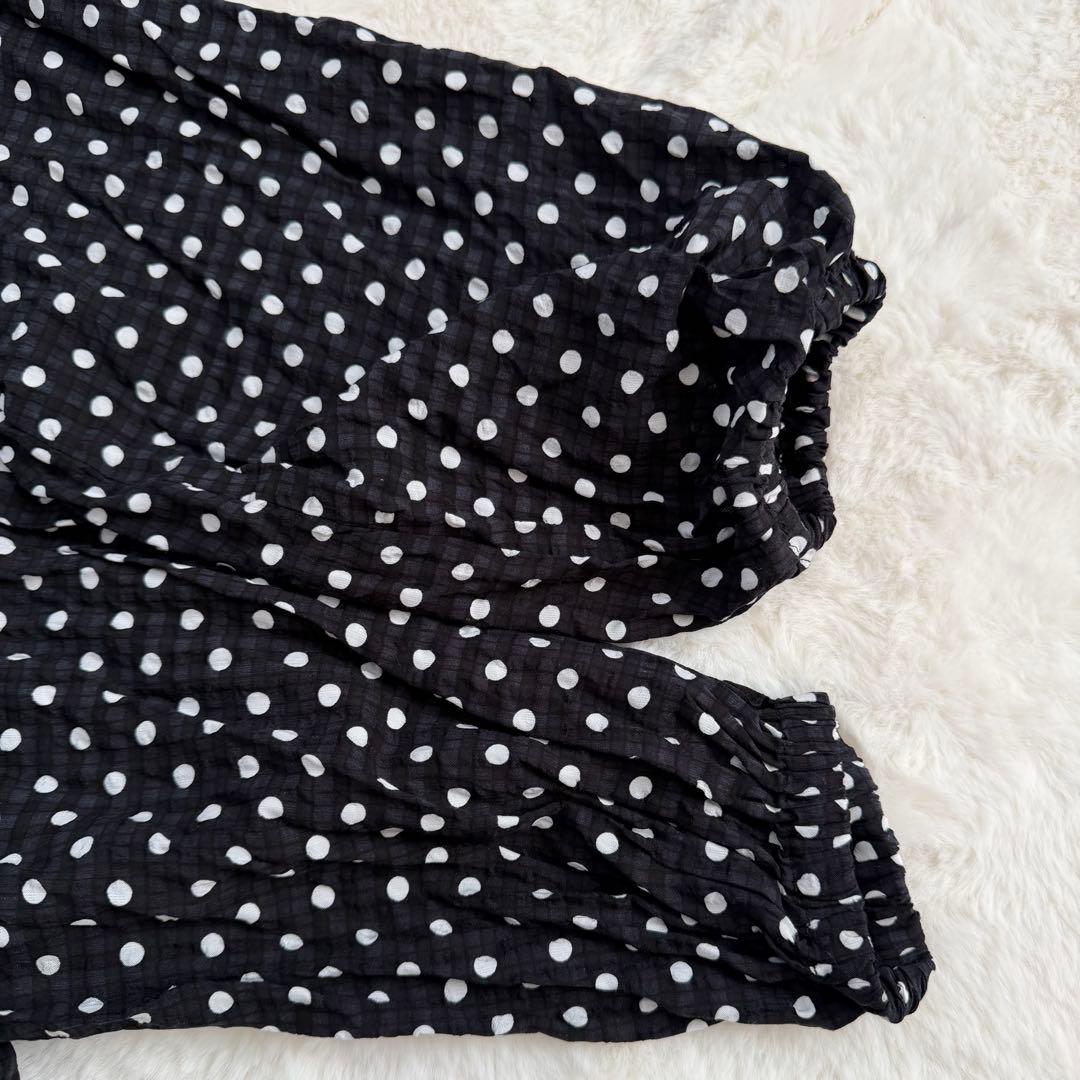 未使用級✨ビアズリー　ドットギャザーワンピース　サイズ1 M 完売品