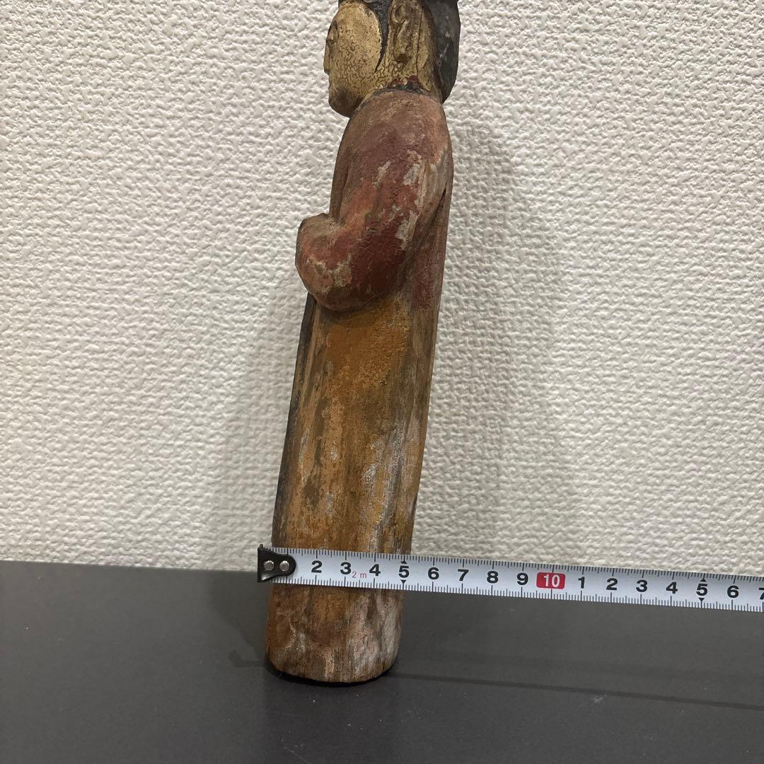 400年前の韓国人　木製　木彫