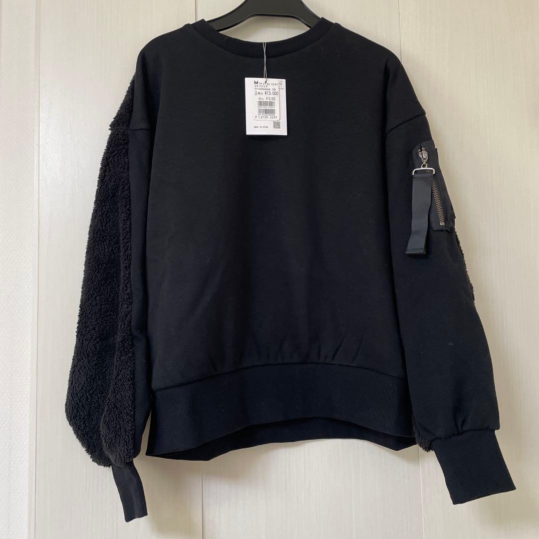 スコットクラブ ヤマダヤ　LASUDMILITARY ブラック トレーナー