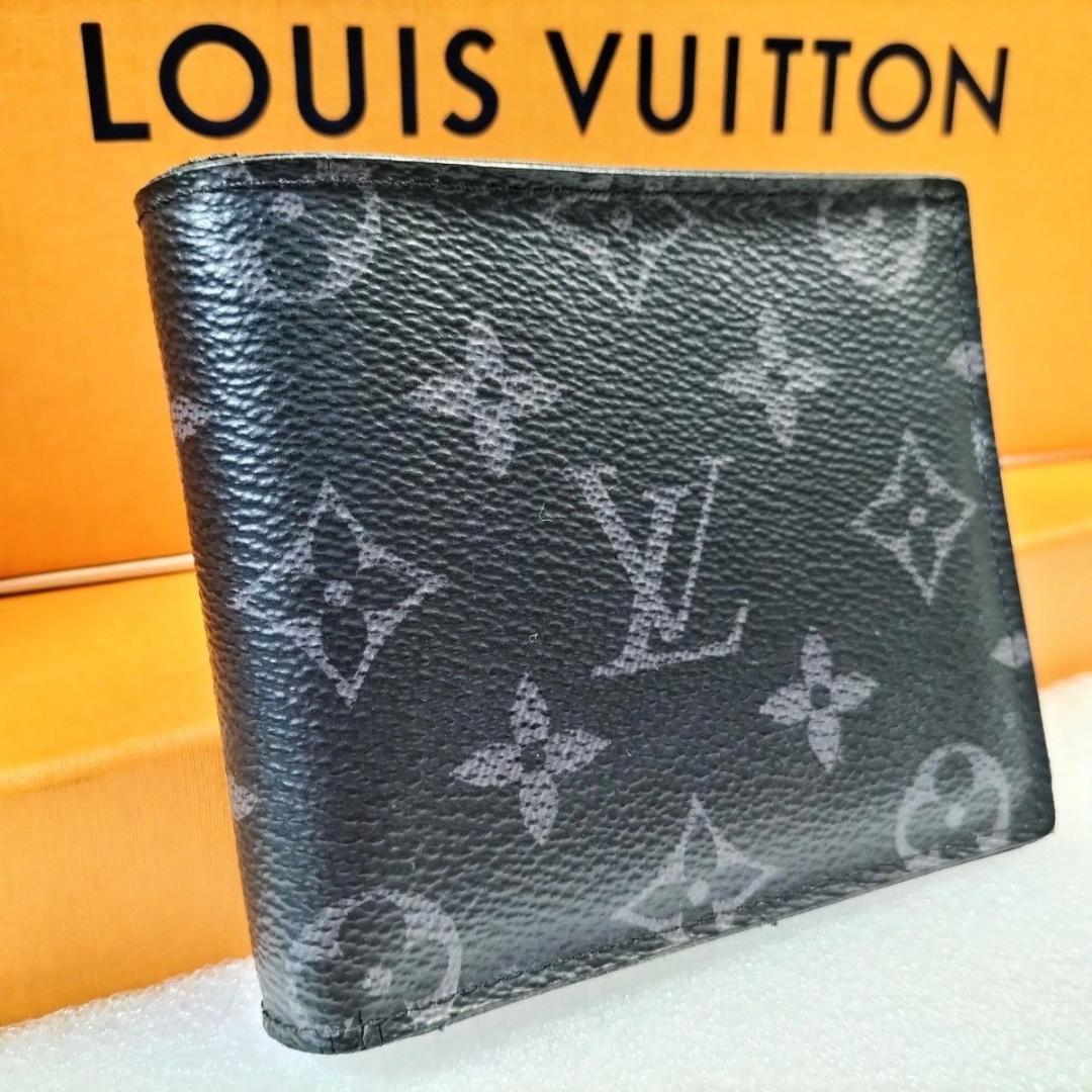 モノグラム エクリプス ポルトフォイユ マルコ 二つ折り財布 ルイヴィトン