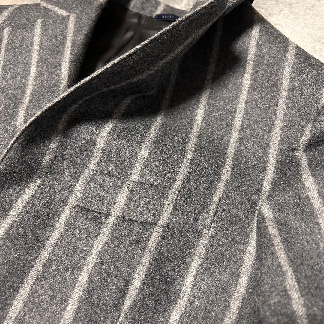 De Petrillo フランチネルチョークストライプスーツ グレー