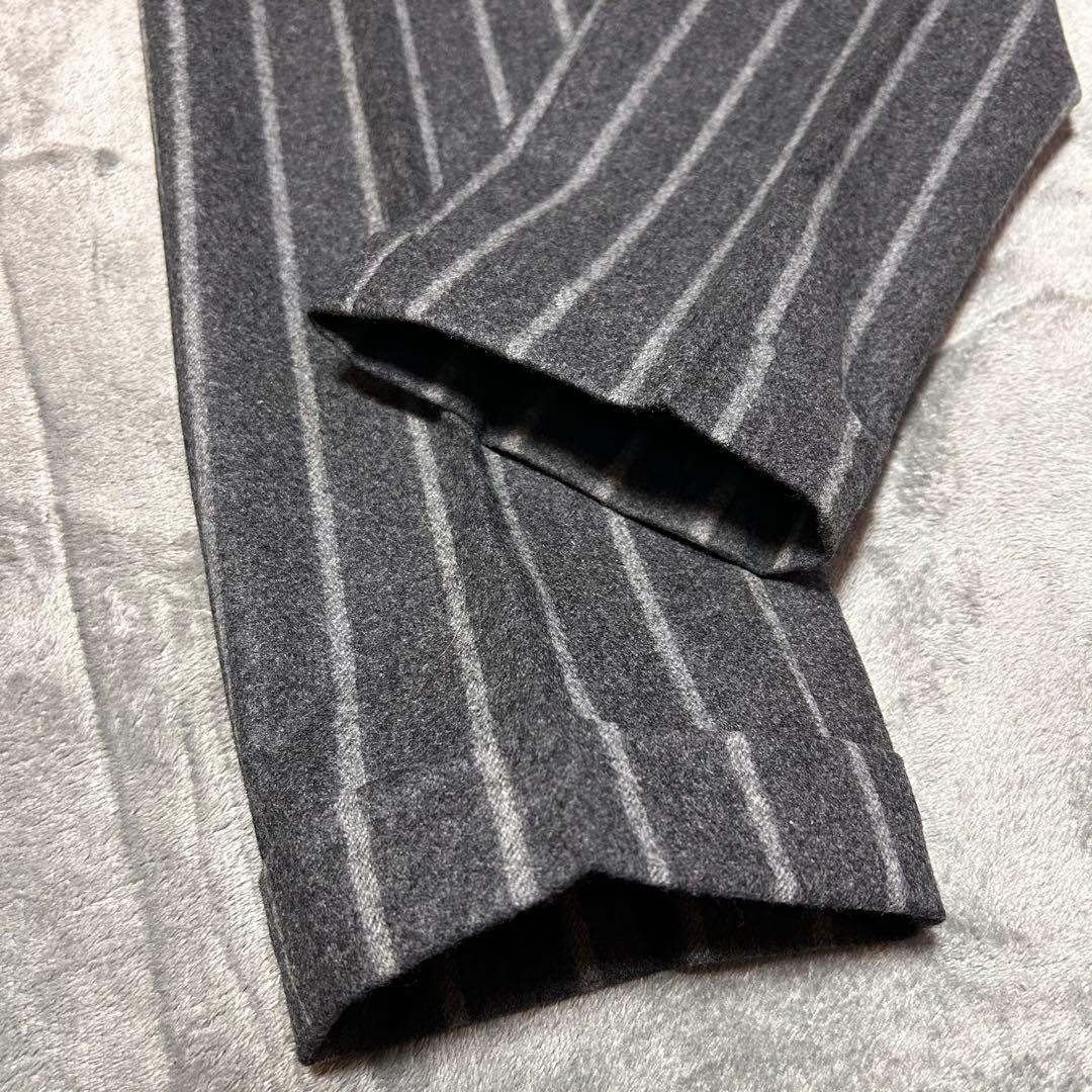 De Petrillo フランチネルチョークストライプスーツ グレー