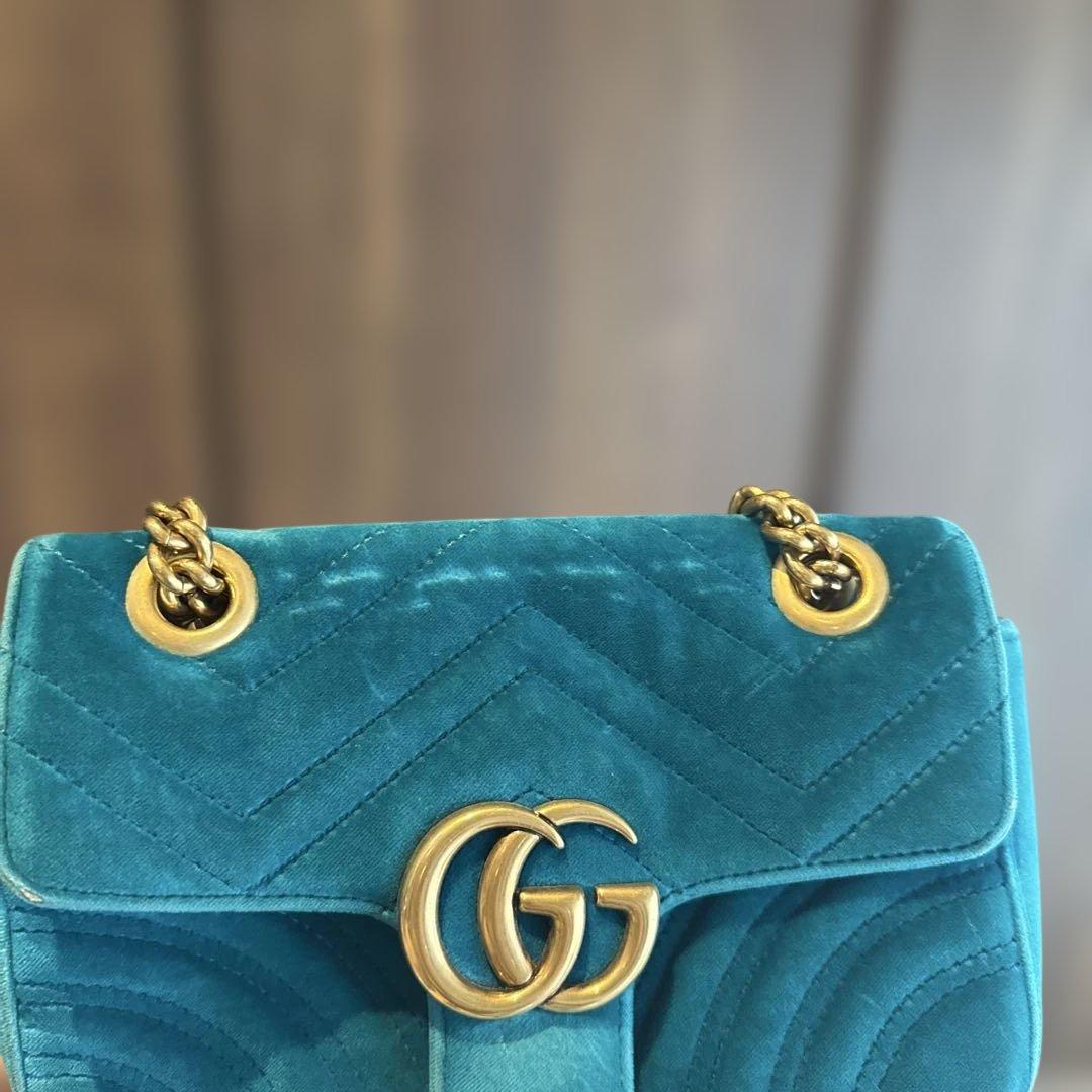 Angel Arnardo様 グッチ　ベルベット　チェーンショルダーバッグ