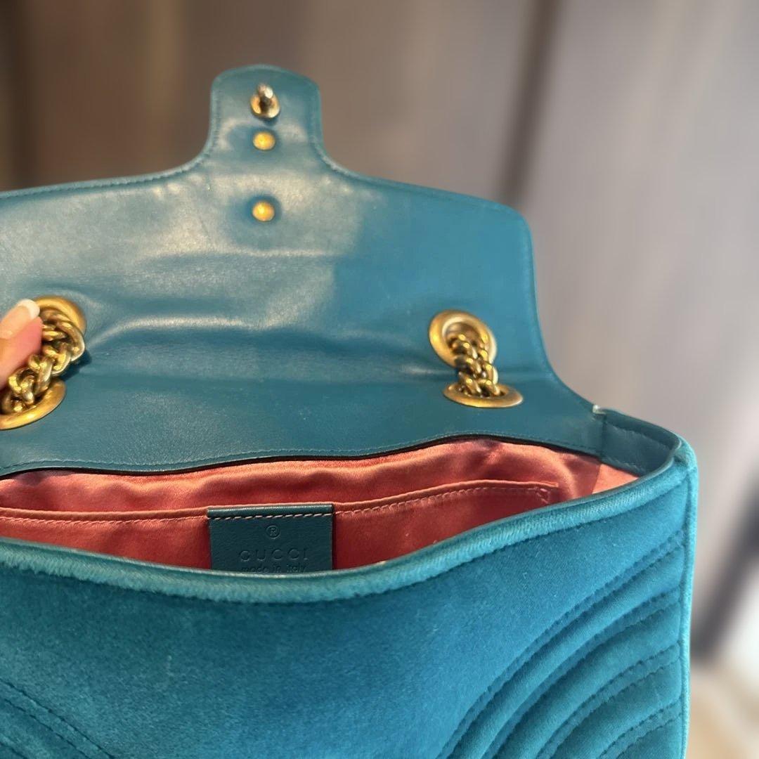 Angel Arnardo様 グッチ　ベルベット　チェーンショルダーバッグ