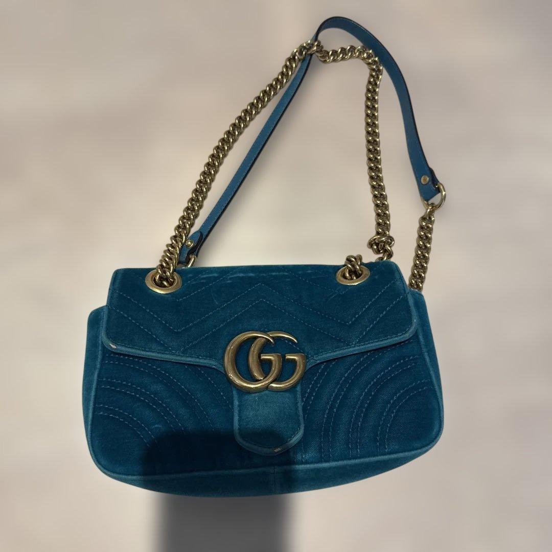 Angel Arnardo様 グッチ　ベルベット　チェーンショルダーバッグ