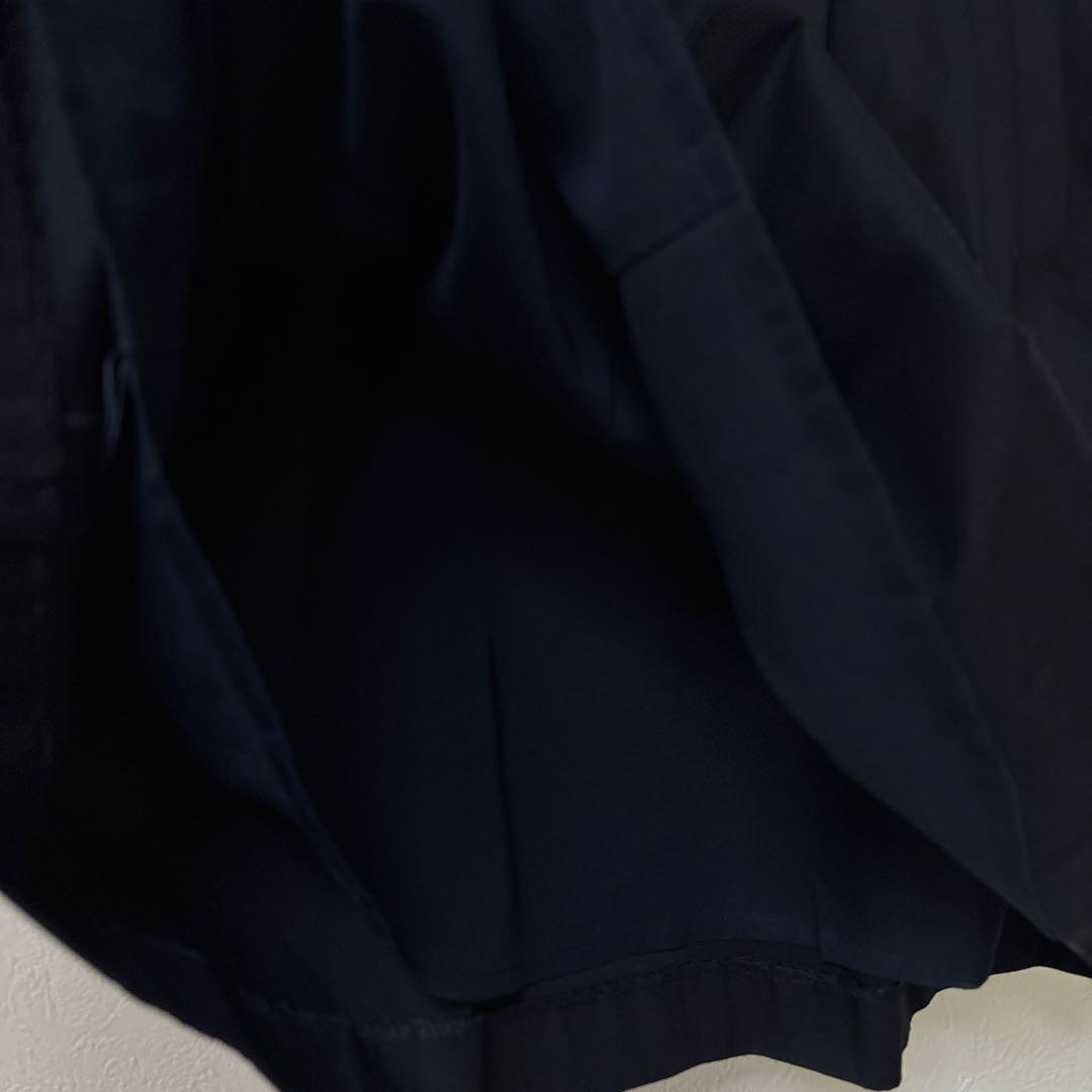 BURBERRY バーバリー 半袖ワンピース 120白襟 濃紺 フォーマル