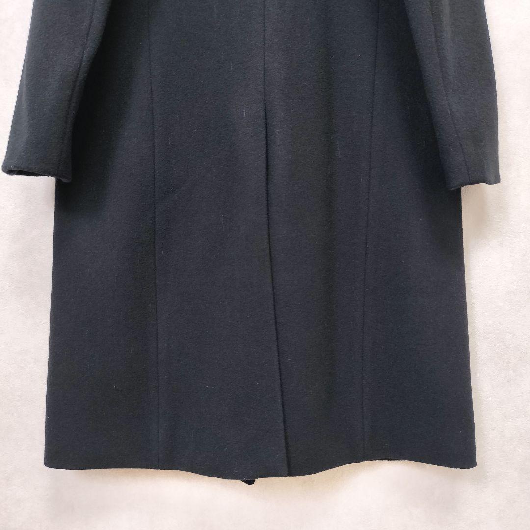 美品✨ジャンポールゴルチエ まち針刺繍 チェスターコート ブラック ウール