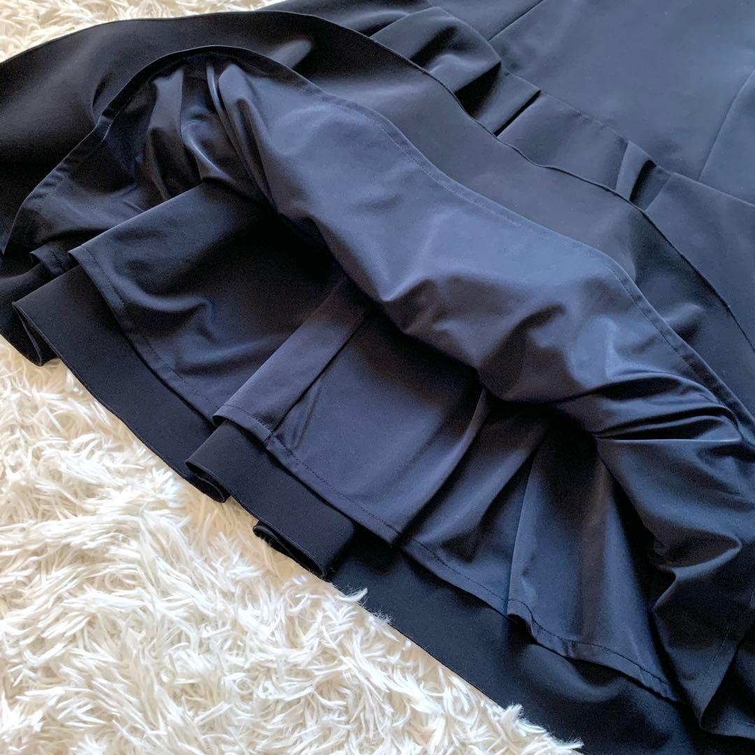 極美品✨希少サイズ フォクシー ローウエスト バロン ワンピース 美シルエット