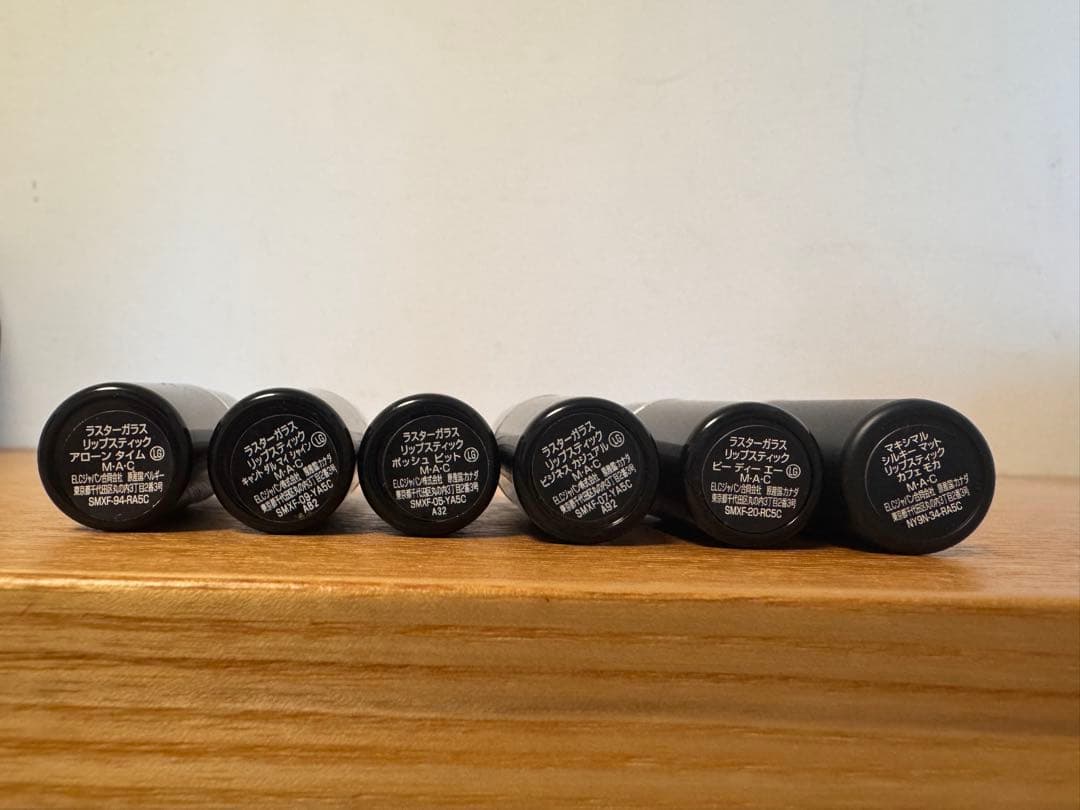 MAC ラスターガラス アローンタイム　ポッシュヒット　ピーディーエー等計6点