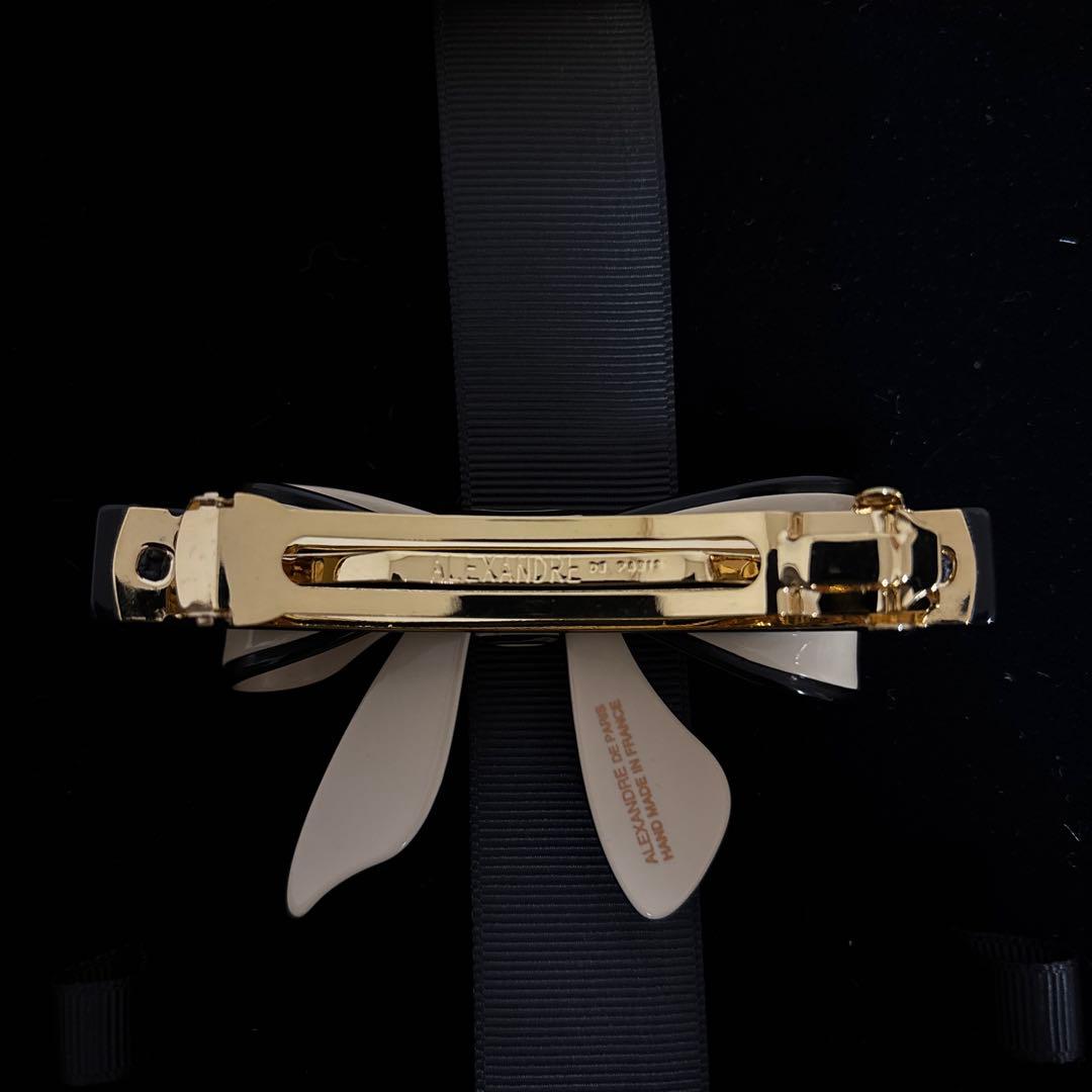 【新品】ALEXANDRE DE PARIS リボン型ヘアピン