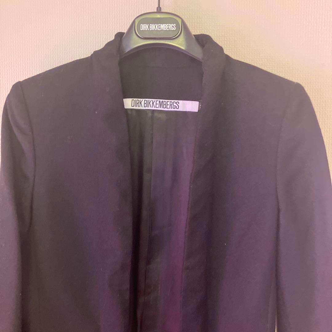 ダークビッケンバーグ　チェーン付き細身ロングジャケット　コート