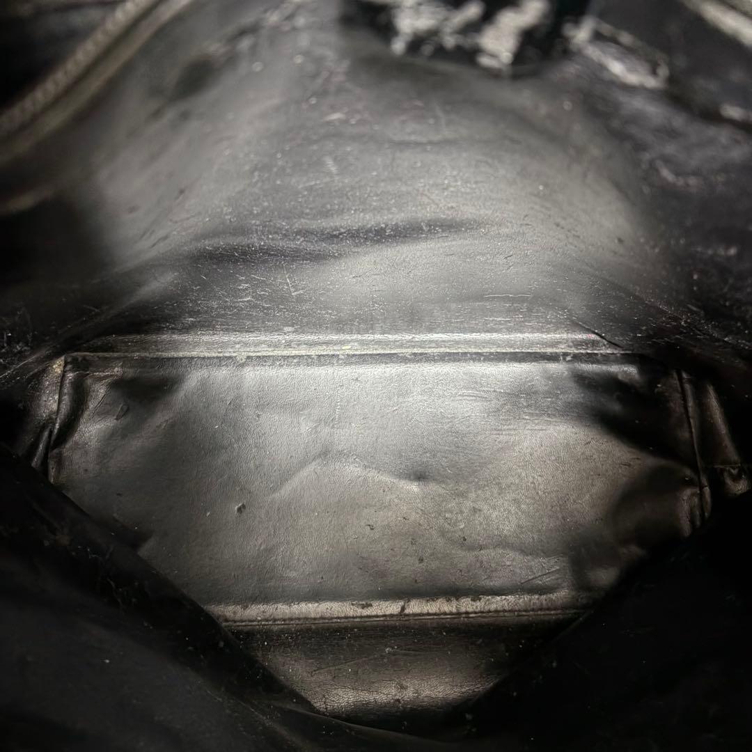 【正規品】グッチ GUCCI レザー 2WAY トートバッグ 黒 A4 男女兼用