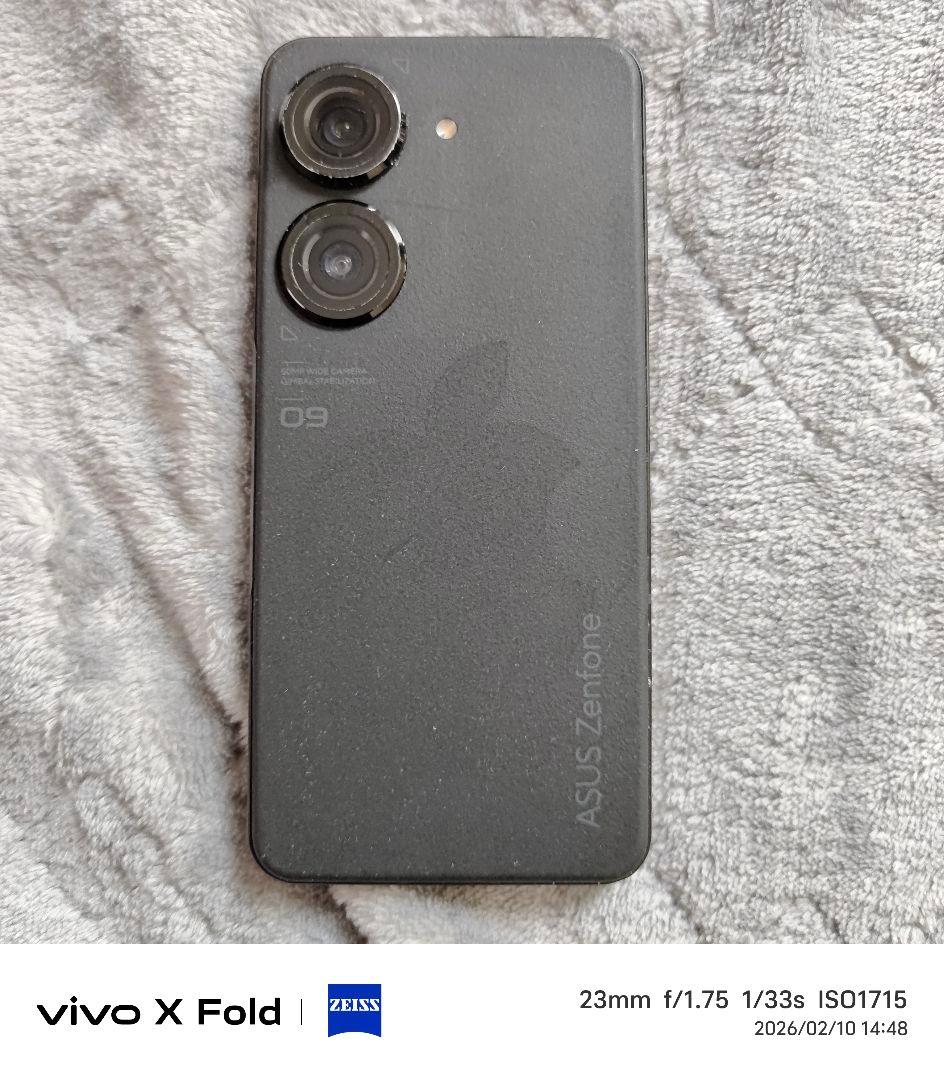 M*y様 ZenFone9 8/256 SIMフリー カメラ不良