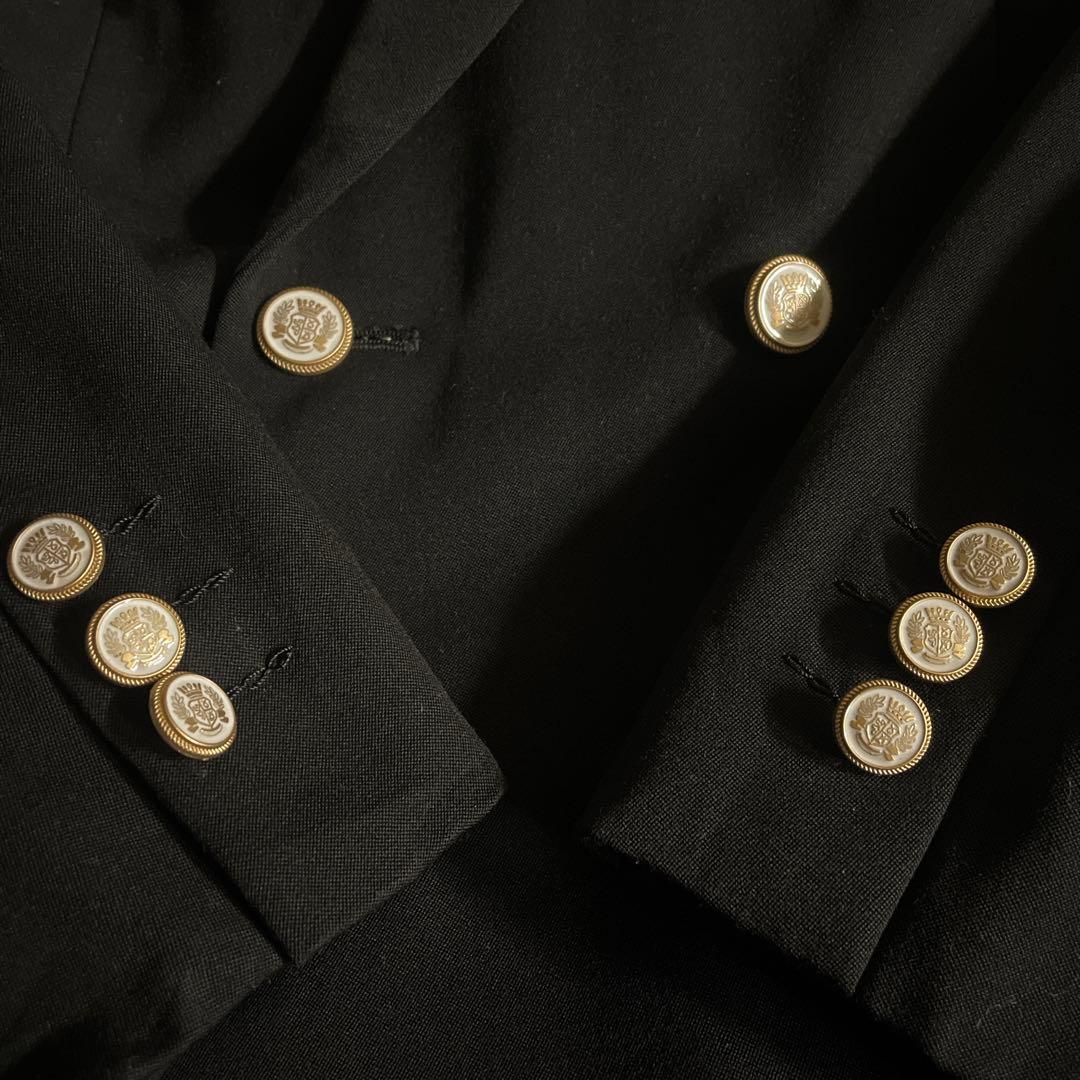 極上ウール ダブルスーツ × Yves Saint Laurentネクタイ