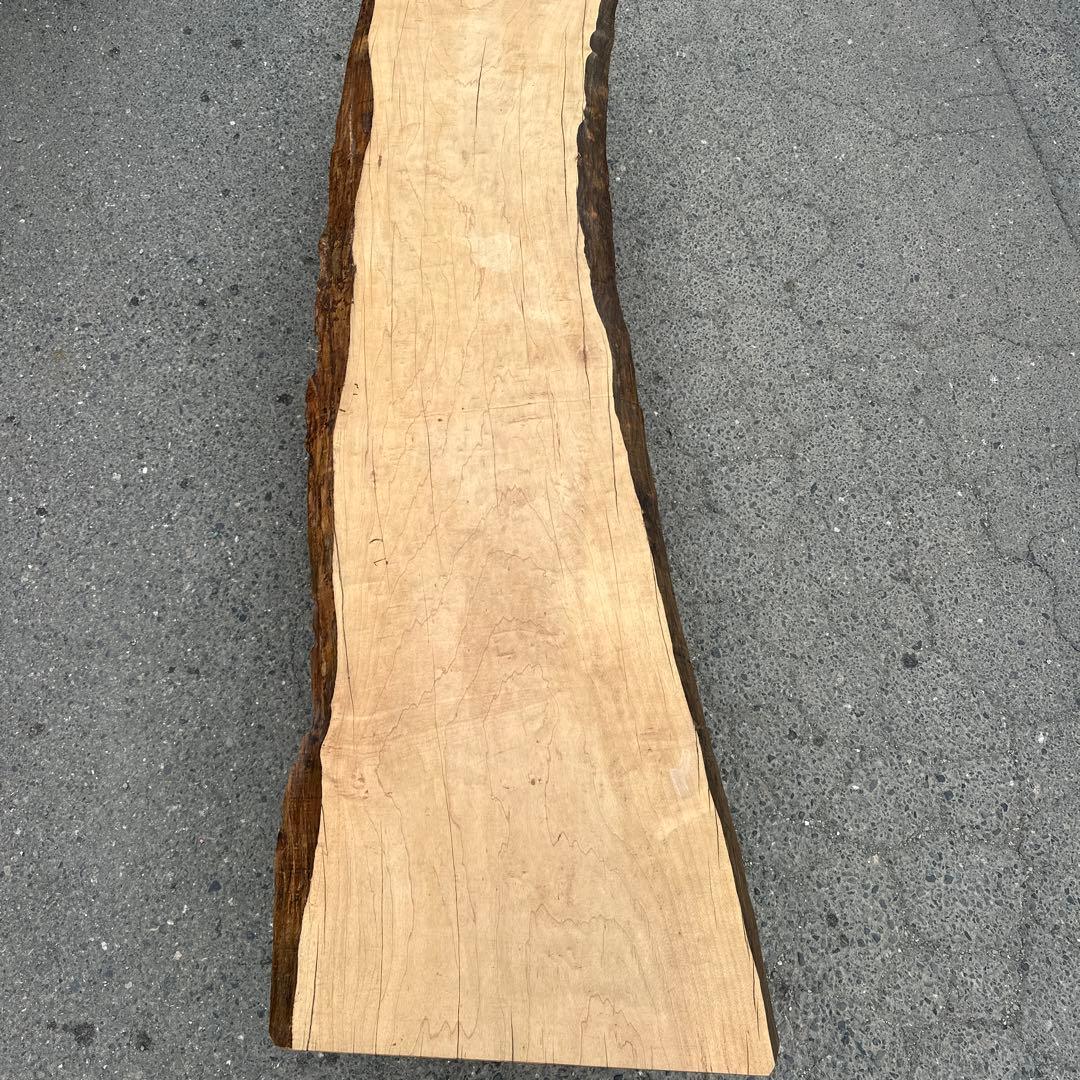 一枚板　テーブル　無垢　アイアン脚　ベンチ　ローテーブル　耳付き　座卓　山小屋