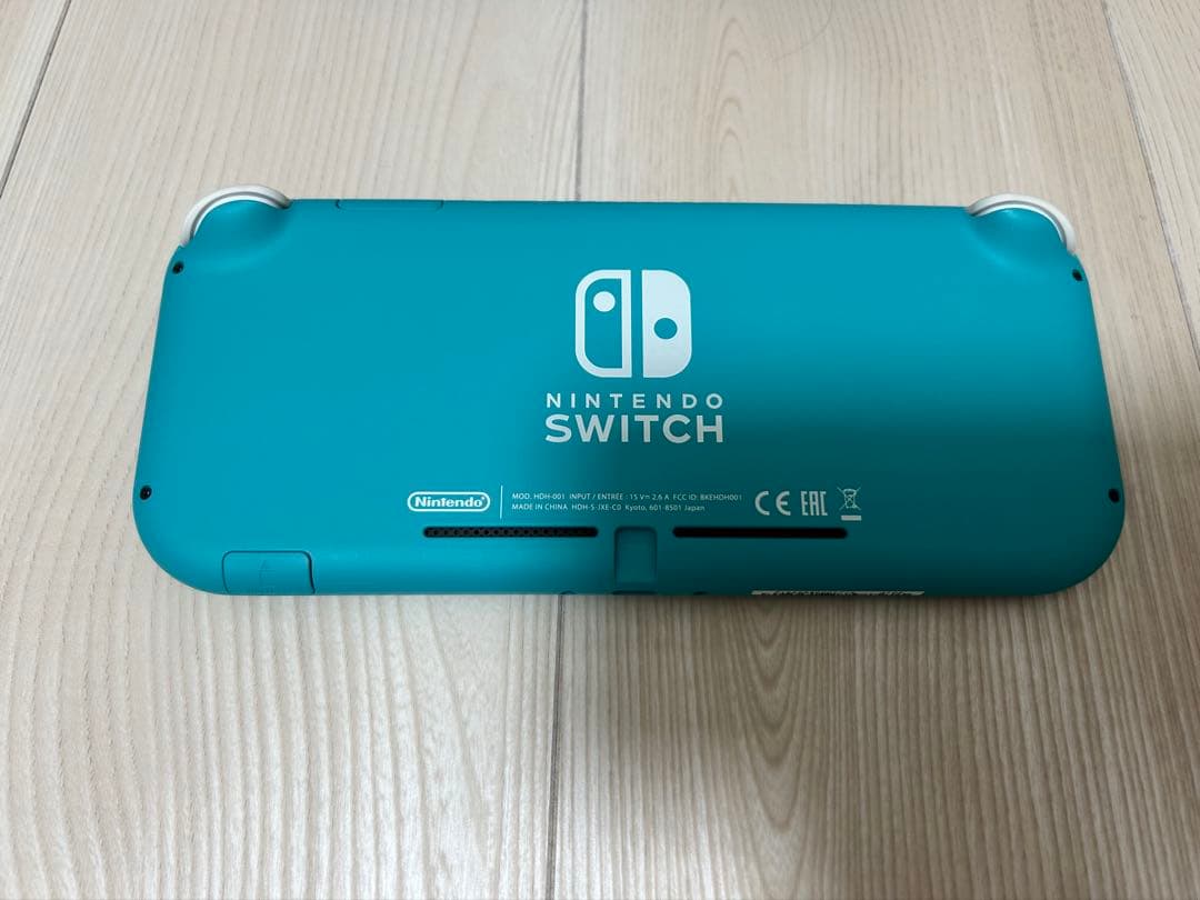Switch Lite スイッチライト ターコイズ 本体、充電器付き
