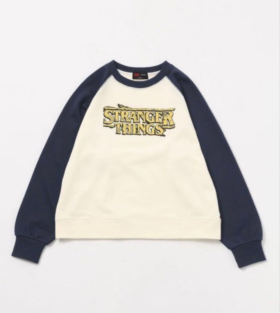 ストレンジャーシングス ロゴ刺繍 スウェット