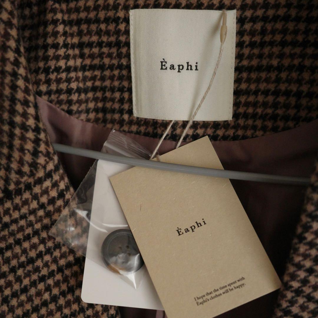《eaphi》 WOOL LIKE CHECK JACKET【新品】