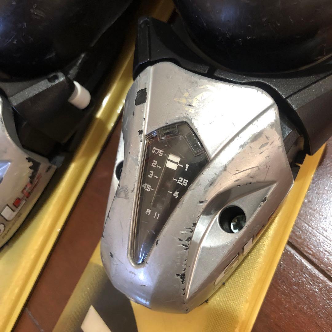 ジュニアスキー4点セット スキー板、ビンディング、ブーツ、ストック