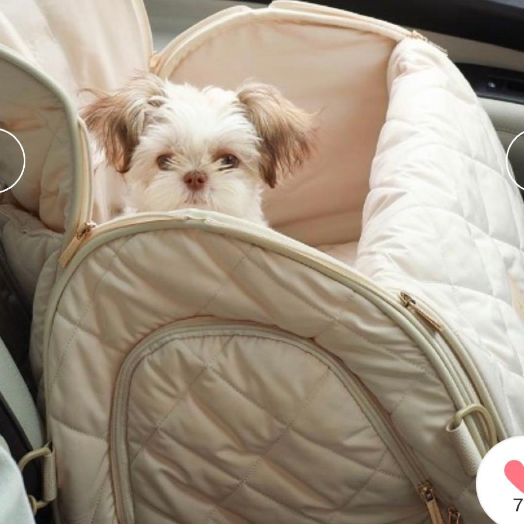 moncheri キルティングドライブペットバッグ長さ調節可能なショルダー紐付き