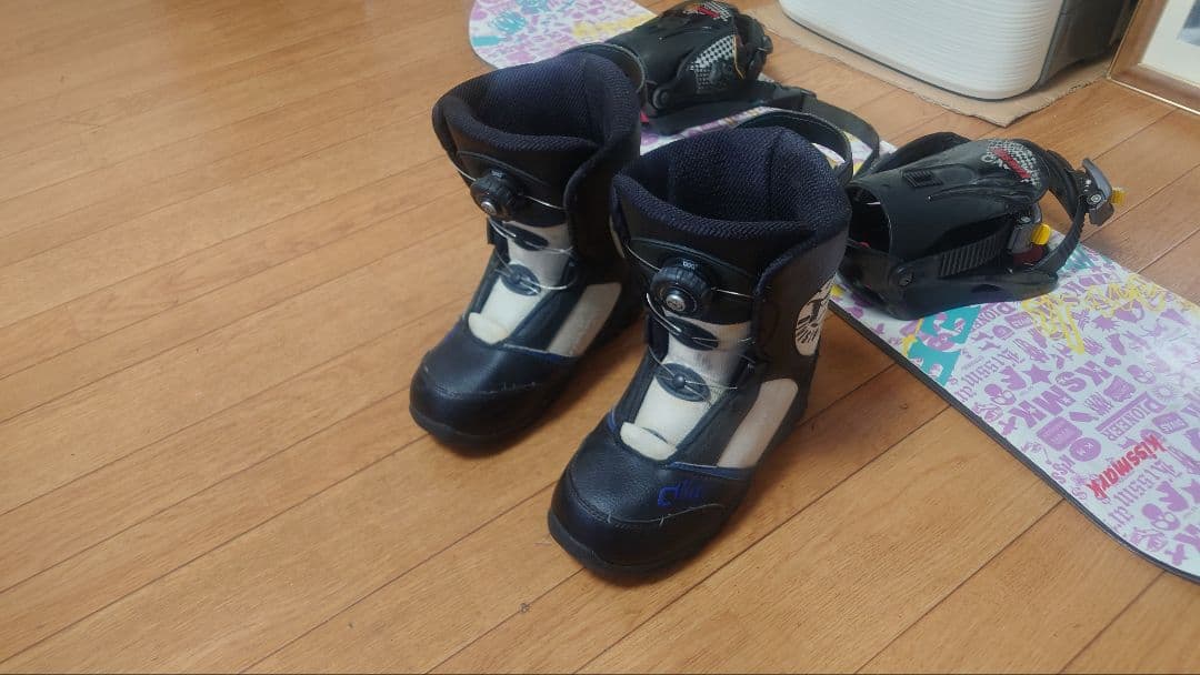 Kissmark ジュニアスノーボード 115cmバインディングセット